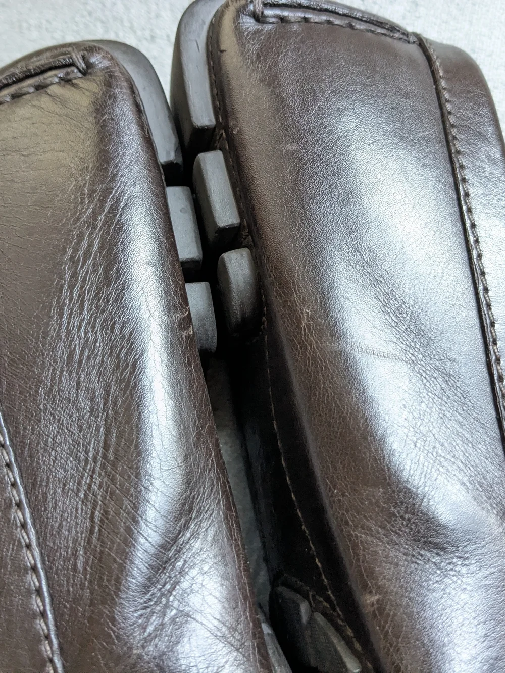 Louis Vuitton Brown Leather Men's Driving Loafers 9.5
